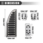 Set of 2 Manual Transmission Pedal Covers for Ford Focus 