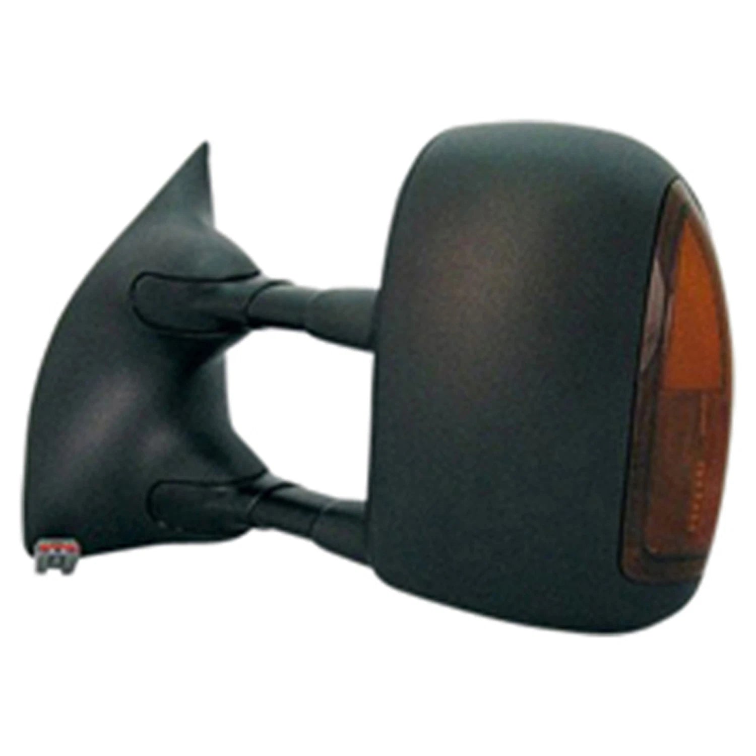 Replacement Black Textured Driver Power Door Mirror w/Heated Glass w/Turn Signal