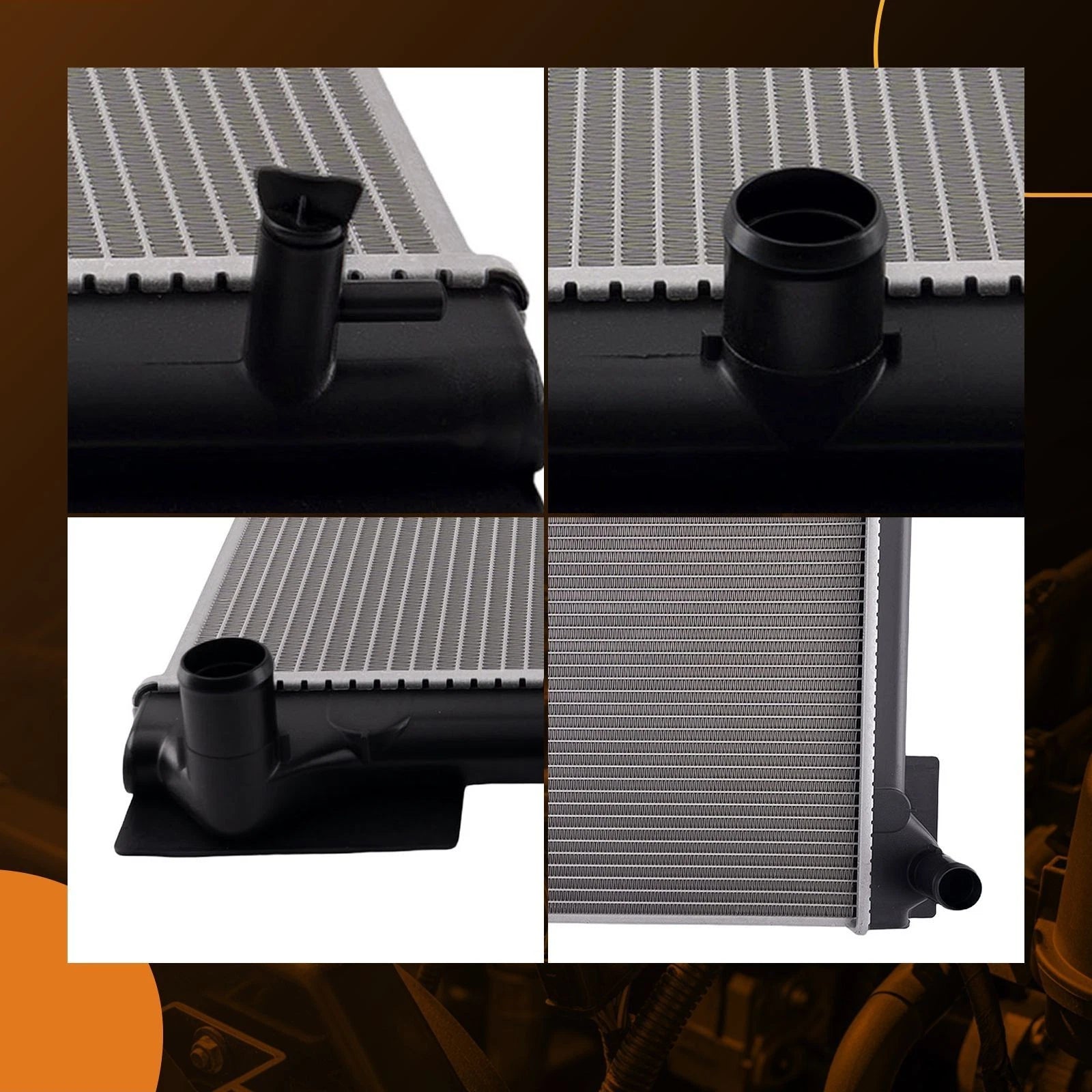 Coolant Radiator for Toyota Corolla iM (2017–2018) Aluminum MT