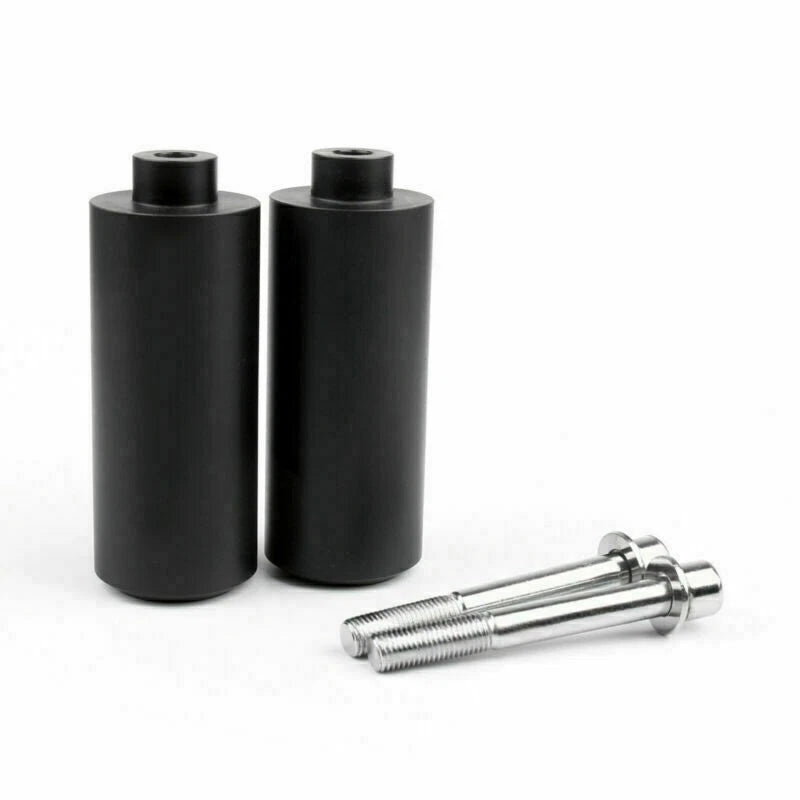 Frame Slider Crash Protector for Yamaha FZ6 (2004–2010) No Cut Black Extended