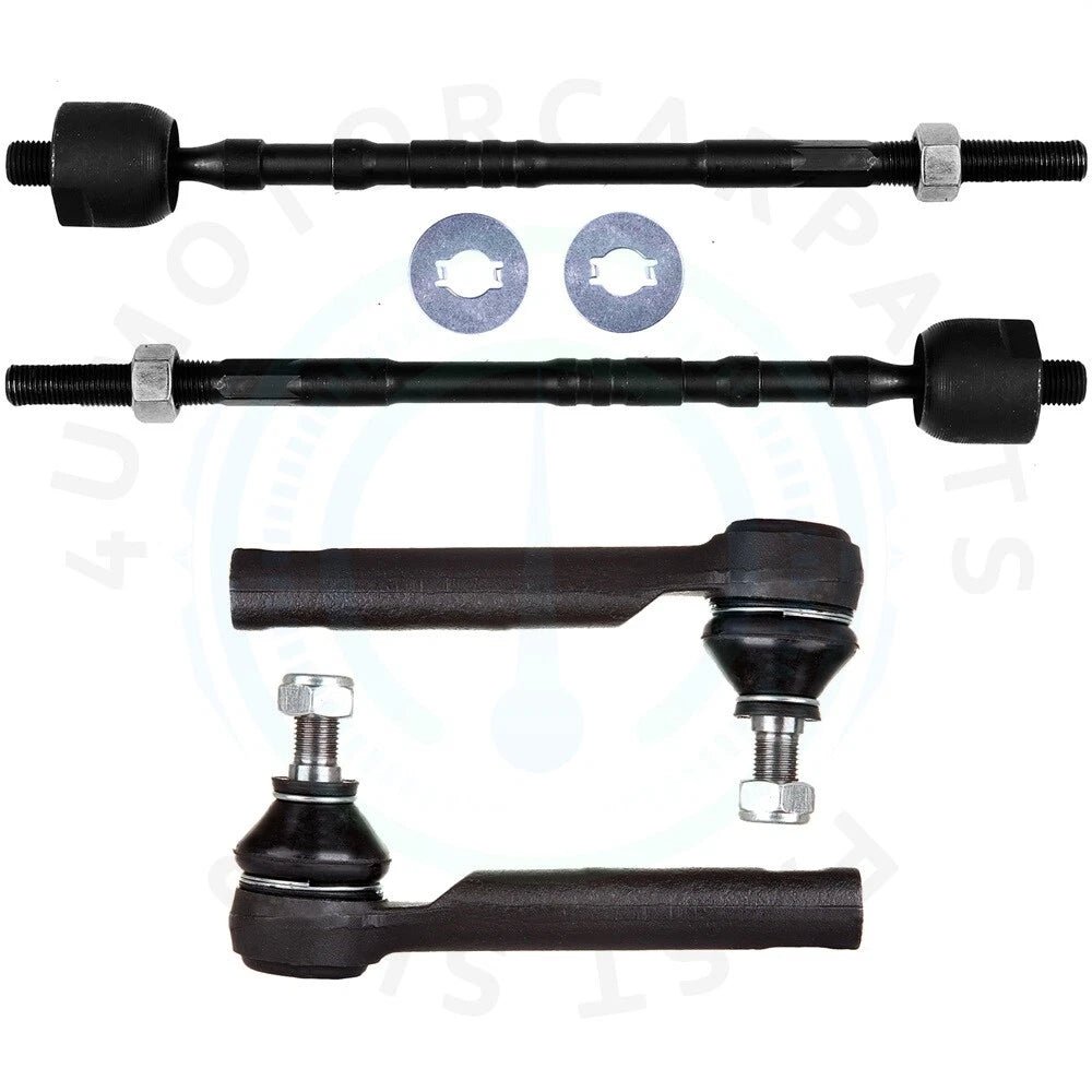 Set of 4 Tie Rod Ends for Subaru Impreza (2002–2003)