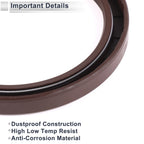 Rear Crankshaft Oil Seal for Nissan Almera (1995–2003) No. 12279D0100 NBR Rubber