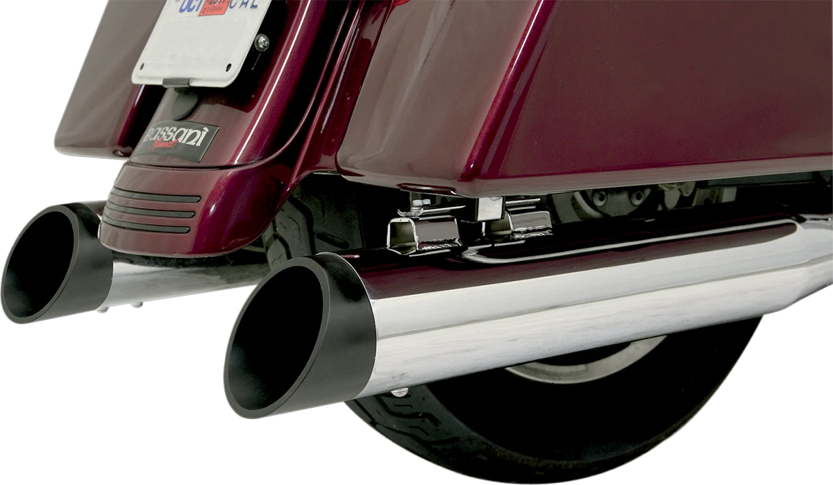 Bassani 4" Slash Cut Exhaust Muffler End Cap for Harley-Davidson