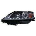 Replacement Black Driver Side Halogen Headlight Assembly w/LED