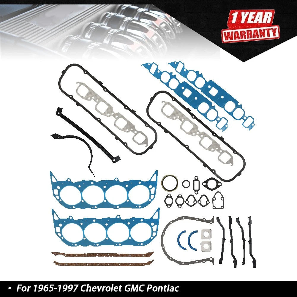 Full Gasket Set for Chevrolet GMC Pontiac V8 (1965–1997)