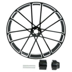23" Front Wheel Rim & Single Disc Hub for Harley Electra Glide (2008–Present)