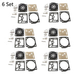 6X Carburetor Gasket Kit for Husqvarna H355 (55CC) - Zama RB-95 C3-E8A