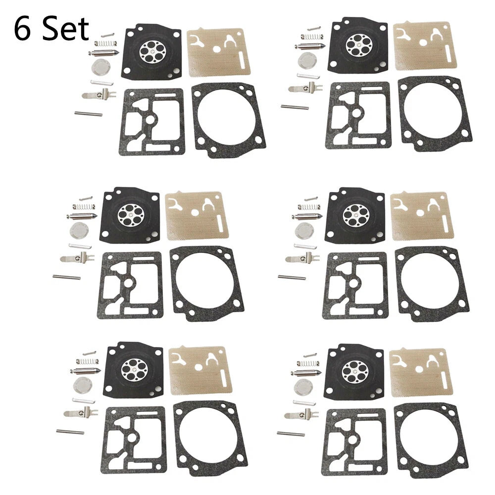 6X Carburetor Gasket Kit for Husqvarna H355 (55CC) - Zama RB-95 C3-E8A