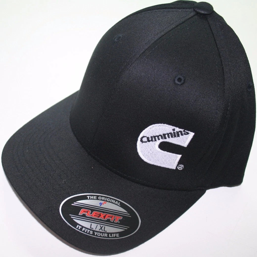 Cummins Flex Fit Hat for Ram (Black, LG/XL)