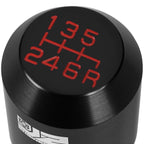 Shift Knob for Universal Fit (J2) - Aluminum Cylindrical Black with Adapters
