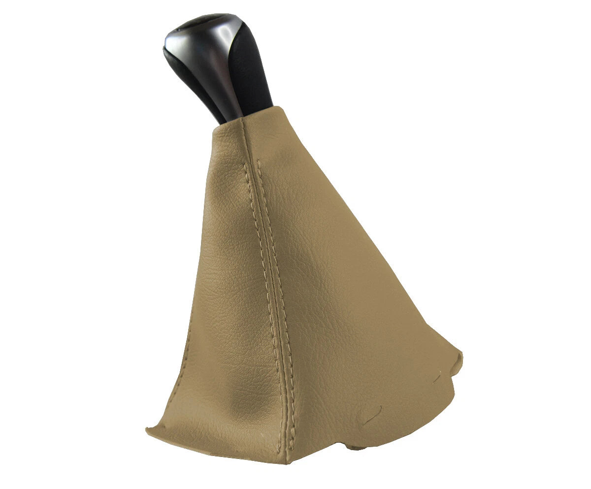 Leather Manual Shift Boot Cover for BMW 3 Series F30 F31 F34 F35 (2000) Beige