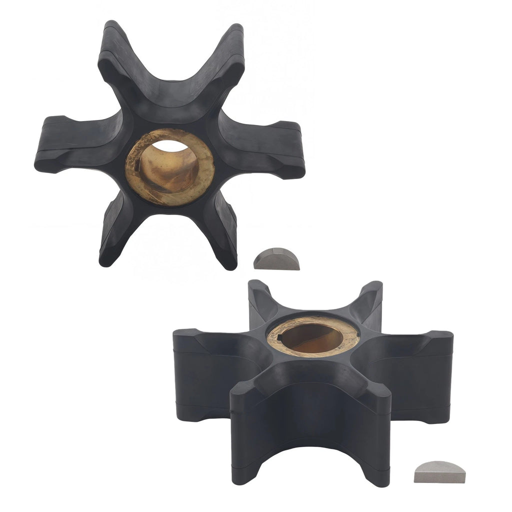 Water Pump Impeller & Key for Evinrude Johnson Outboard (1985–1995)