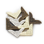 24pcs Metal Book Corner Protectors for Scrapbooking (23mm x 23mm)