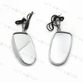 LED Rear View Mirror for Suzuki Hayabusa, Yamaha YZF 600R/R6 (Chrome, 6MM)