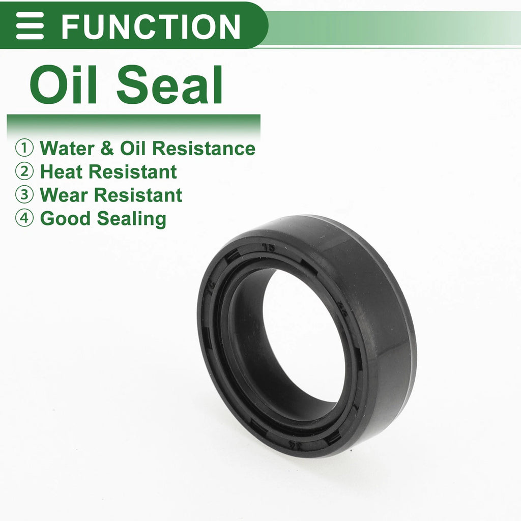 Set of 5 Oil Seal Rotary Shaft Seal NBR Rubber 15x22x7mm