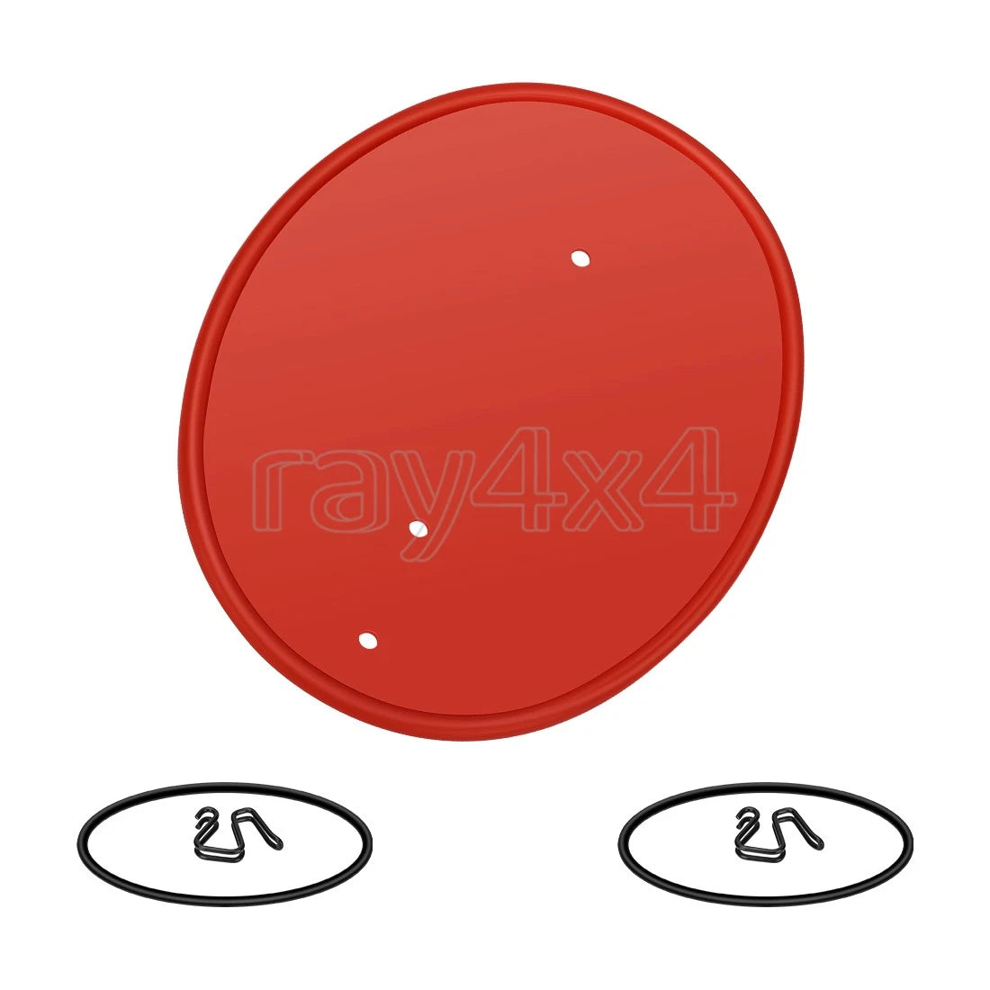 Red Front Number Plate Mount Kit for Honda Z50 Z50R (1979–1987)