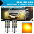 Amber LED Indicator Bulbs for Holden Commodore VT VX VY VZ (1997–2006)