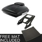 Matte Black Razor Trunk Pad Mount Rack for Harley Touring Street Glide (2014–2025)