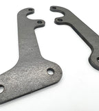Tail Light Brackets Pair Plain Steel Replacement for 1953-1956 Ford F-100