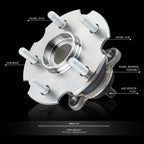 Set of 2 Rear Wheel Bearings & Hubs for Toyota RAV4 HS250h NX300h C-HR (2006–2021)