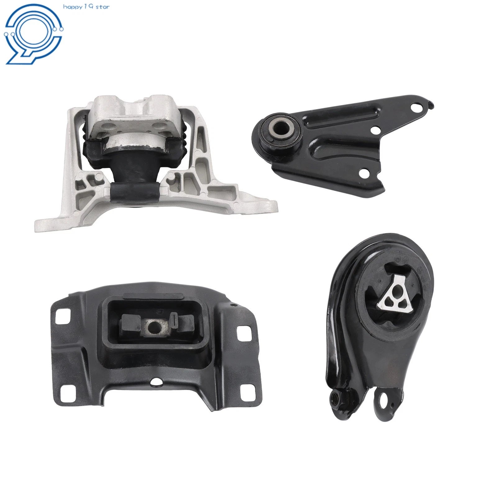 Set of 4 Motor and Transmission Mounts for Mazda 3 (2004–2009)