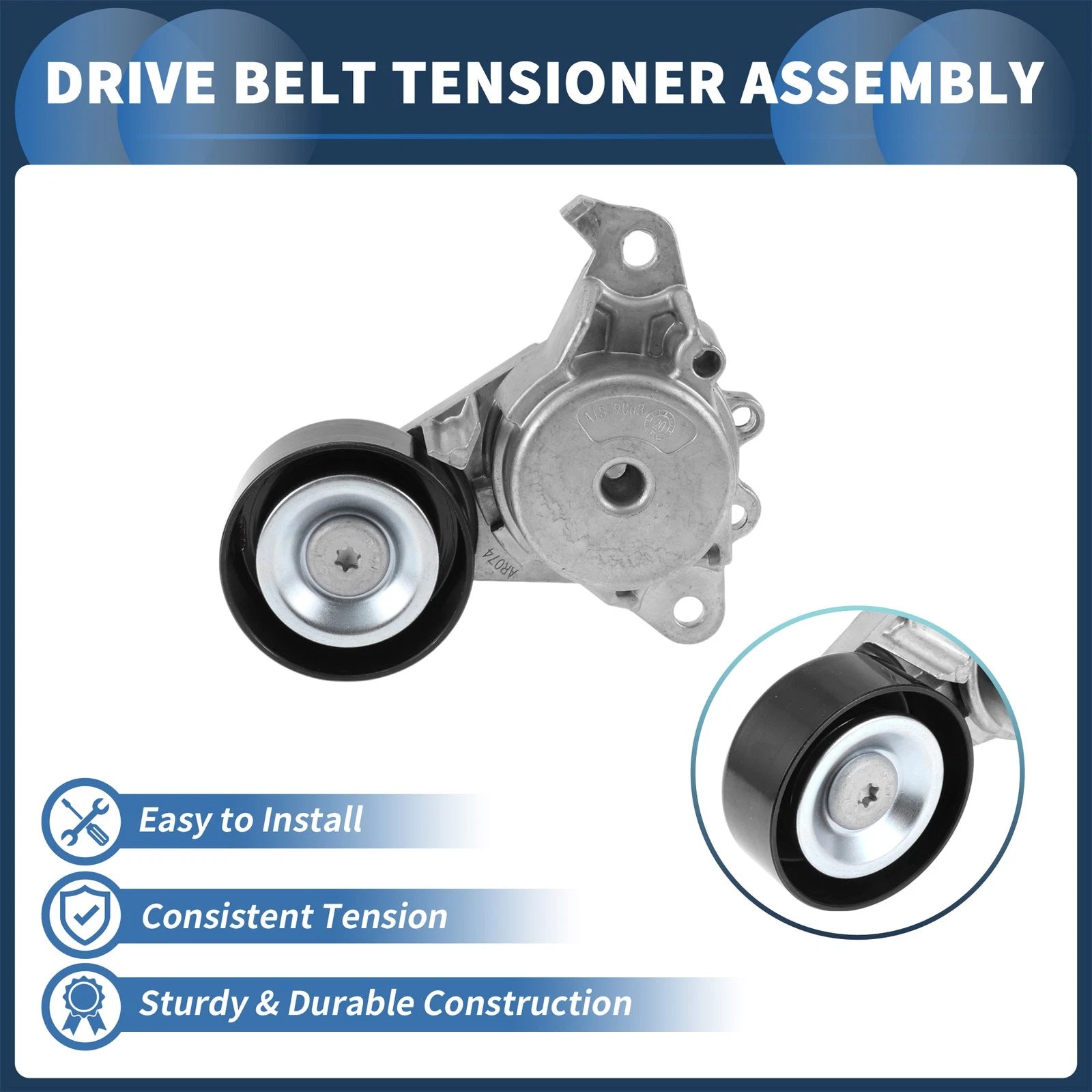 Belt Tensioner for Toyota Corolla (2017–2018) No. 166200Y030 Metal