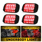 4X LED Rock Lights for Offroad SUV Pickup Truck (H)