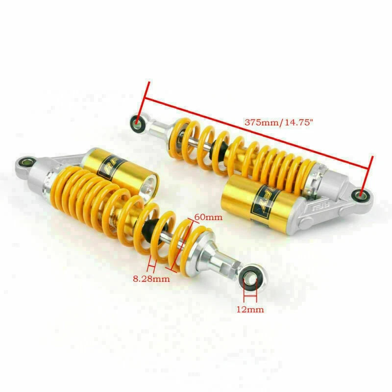 14.75" Rear Shocks Absorber for Yamaha Banshee ATV (BS1)