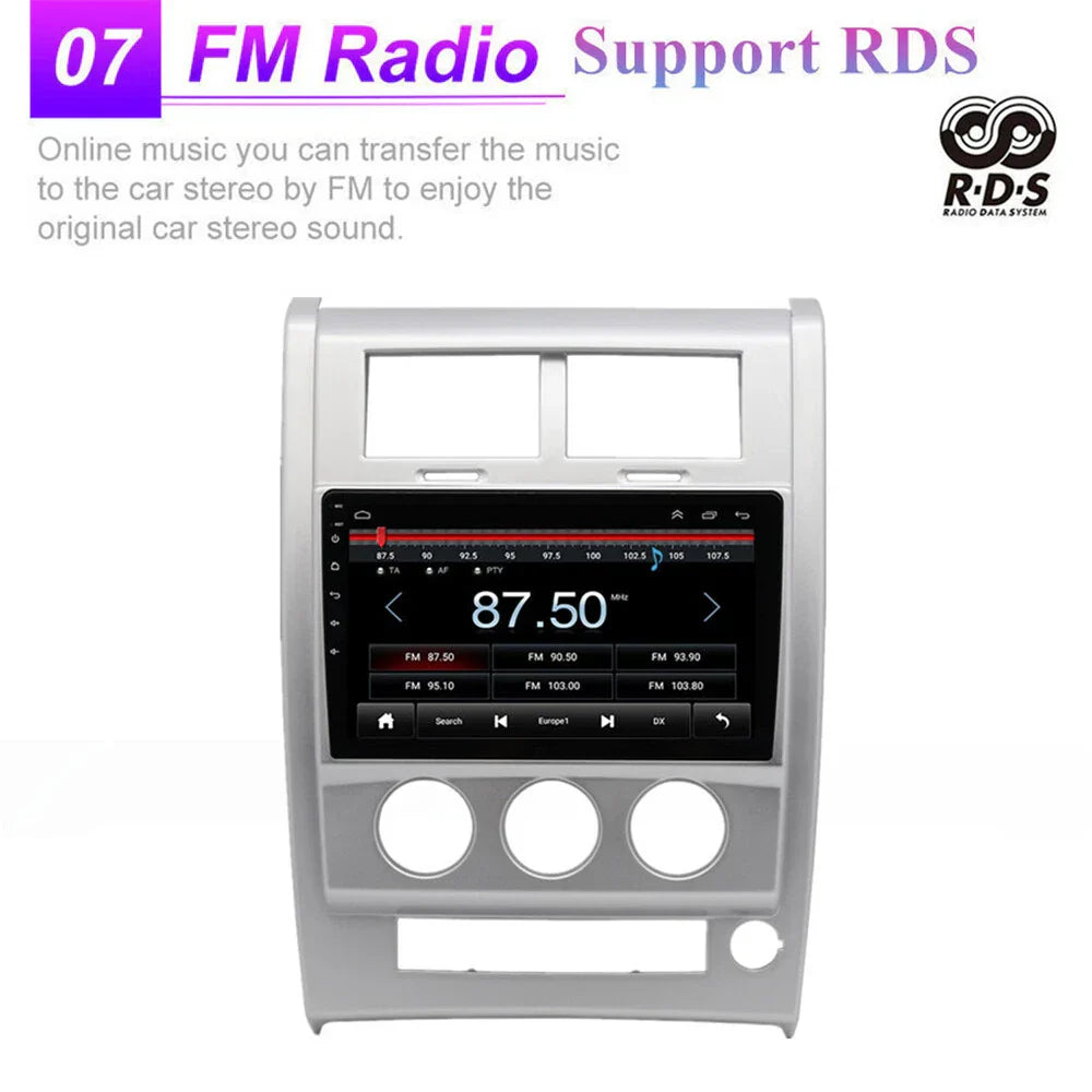 10.1'' Carplay Stereo GPS Navigation for Jeep Liberty (2008-2012)