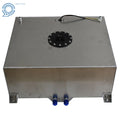 20 Gallon Polished Aluminum Fuel Cell Tank with Level Sender Universal