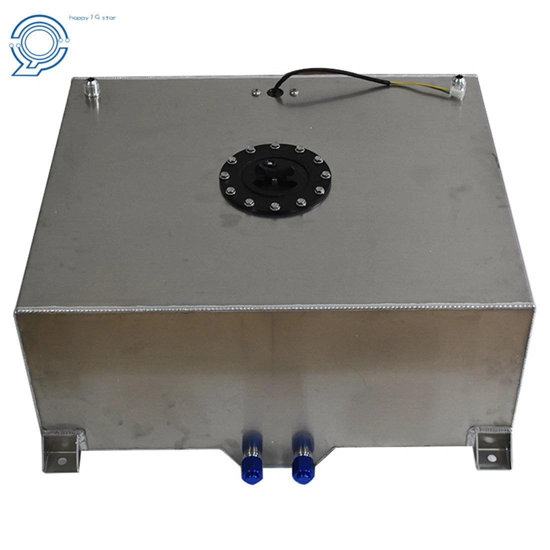 20 Gallon Polished Aluminum Fuel Cell Tank with Level Sender Universal