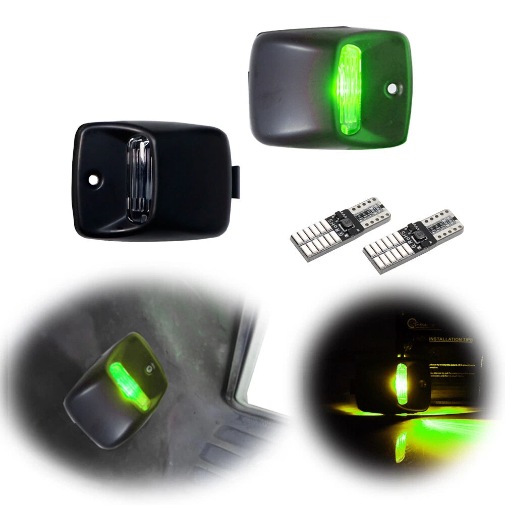 2X Green LED 12-SMD License Plate Bulbs for Toyota Tacoma/Tundra