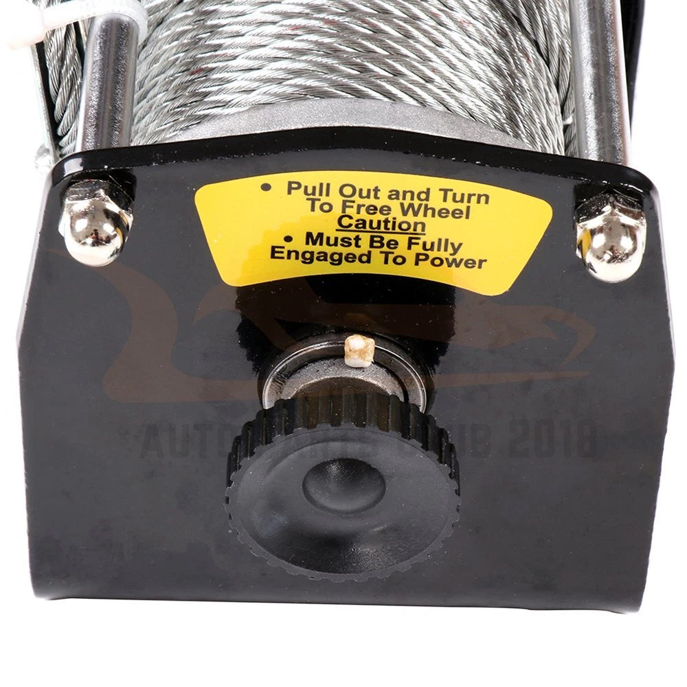 Electric Recovery Winch for Truck Trailer SUV (2500LBS)