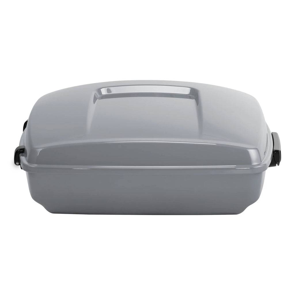 Chopped Trunk Luggage for Harley CVO Street Glide (2014–2025) 24 Billiard Gray