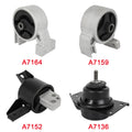 4Pcs Engine Motor Mount Kit for Hyundai Accent (2006–2011) L4 1.6L