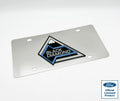 License Plate Frame Premium Chrome 3D Ford Bronco Badge for Ford Bronco (2021–2024)