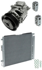 A C Compressor Kit w Condenser Replacement for Hyundai Santa Fe Sport (2017–2019)