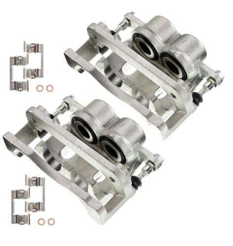 2X Front Brake Calipers for Cadillac Chevy Silverado GMC (2018-2023)