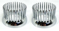 Tail Light Bezels Pair Chrome Custom Flush Mount for Cadillac 1959–1960