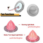 3D Red LED Tail Lamp Lights Assembly for Impala Bel Air (1960–1961)