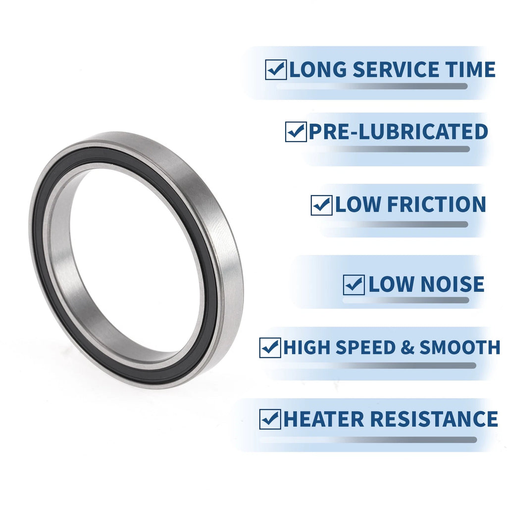 Deep Groove Ball Bearing 6808DD for Scooter Skateboard Wheel (40x52x7mm)