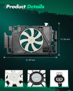 Radiator Cooling Fan for Toyota Prius C (2012–2019) 623150