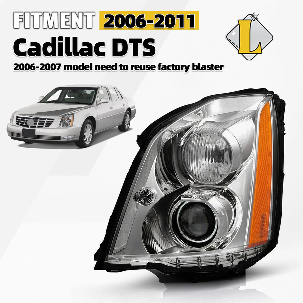 HID/Xenon Headlight for Cadillac DTS (2006–2011) Driver Side Projector