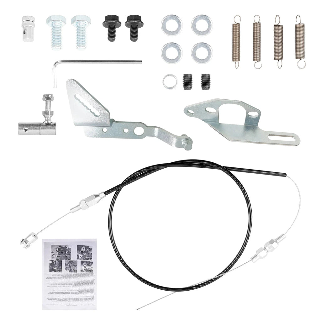 Throttle Swap Kit for P7100 (Adjustable Cable, Mounting Brackets)