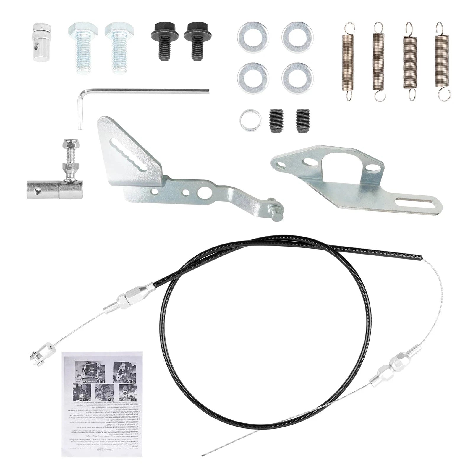 Throttle Swap Kit for P7100 (Adjustable Cable, Mounting Brackets)