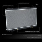 Cooling Radiator for Nissan 350Z (2007–2009) DPI 13038 Aluminum Core