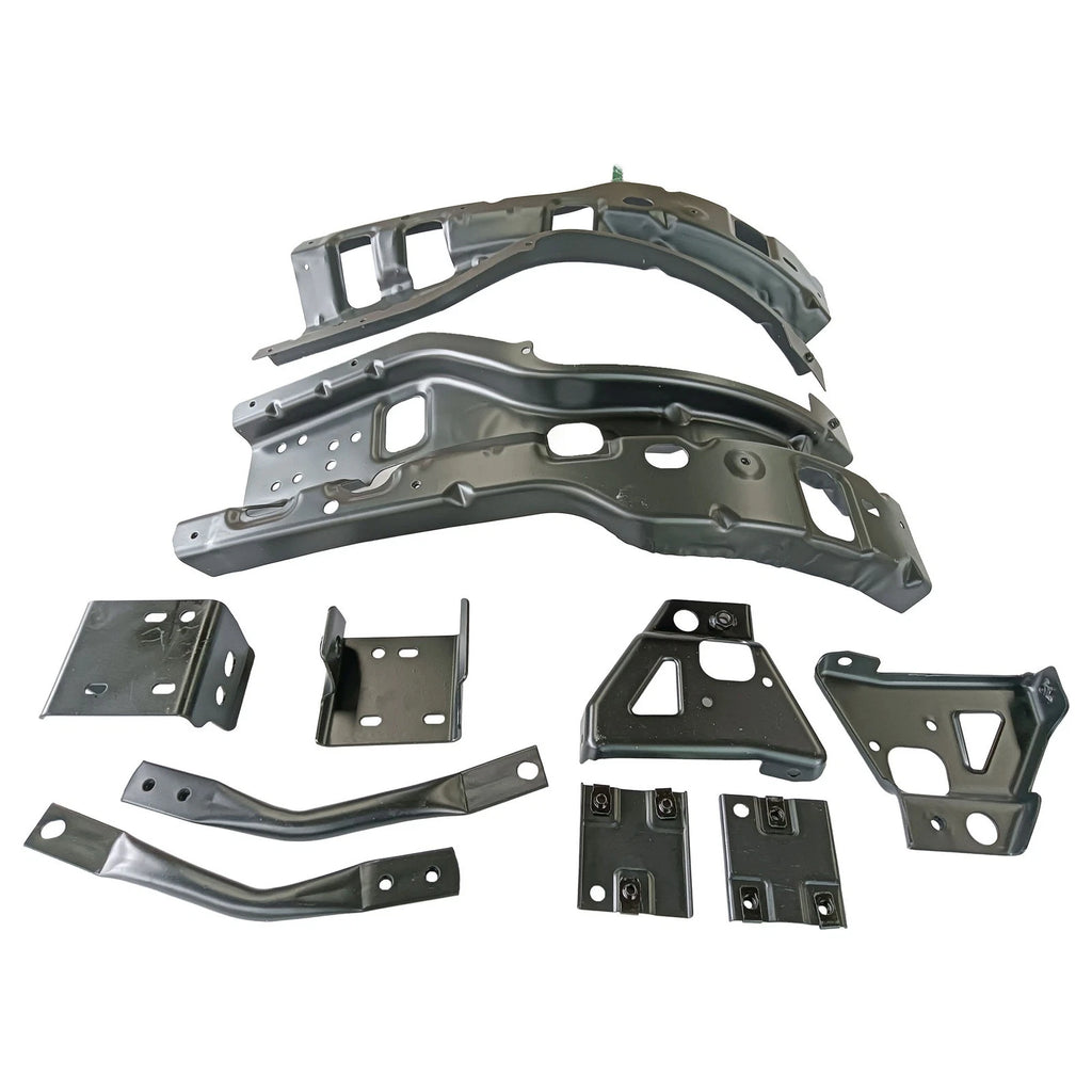 Set of 10 Front Bumper Impact Bracket Braces for Silverado 2500HD (2011-2014)