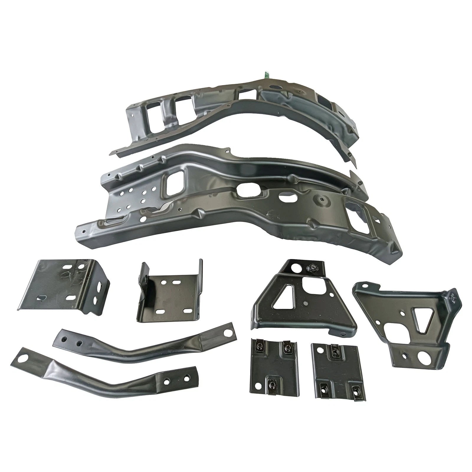 Set of 10 Front Bumper Impact Bracket Braces for Silverado 2500HD (2011-2014)