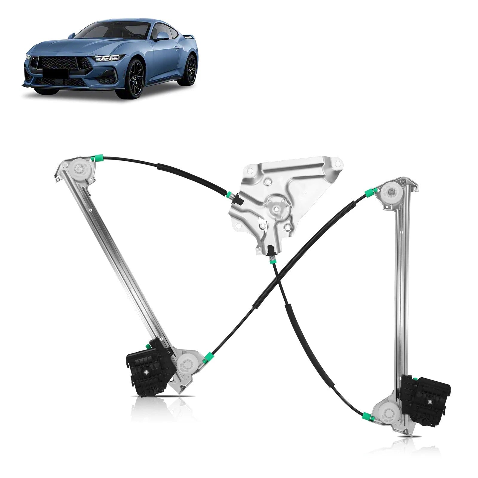 1X Front Right Power Window Regulator for Ford Mustang (2010–2014) 752-259