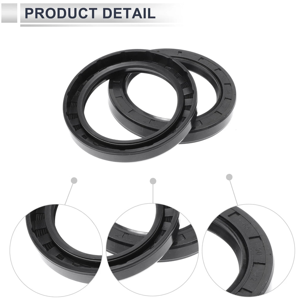 Set of 5 Oil Seal Rotary Shaft Seal Nitrile Rubber 65x90x12mm